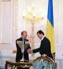 Встреча с Президентом Л. Д. Кучмой.